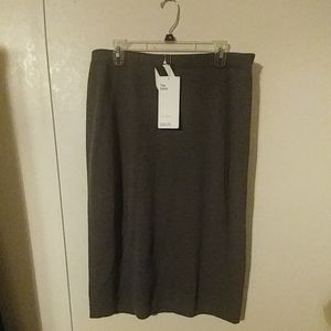 Grey Eileen Fisher Skirt